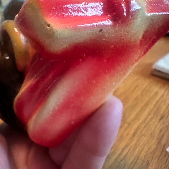 Vintage 50’s Black Americana Chalk Chalkware Wall String Twine Holder Dispenser - Picture 5 of 7